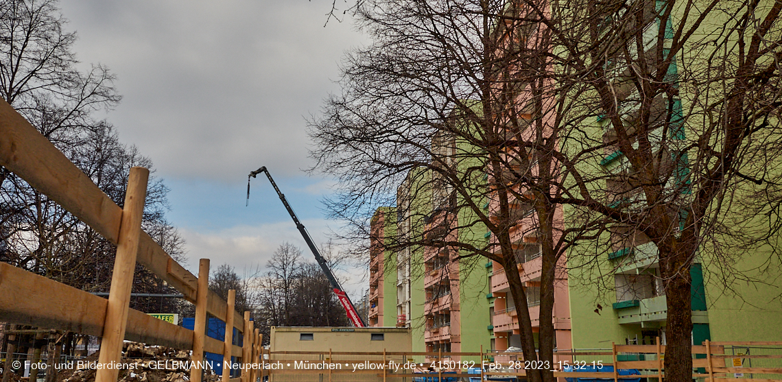 28.02.2023 - Sanierung in der Kurt-Eisner Straße Neuperlach